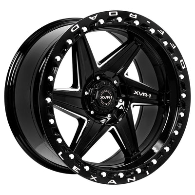 Lexani Off-Road KARMA-6 Black/Machined wheel