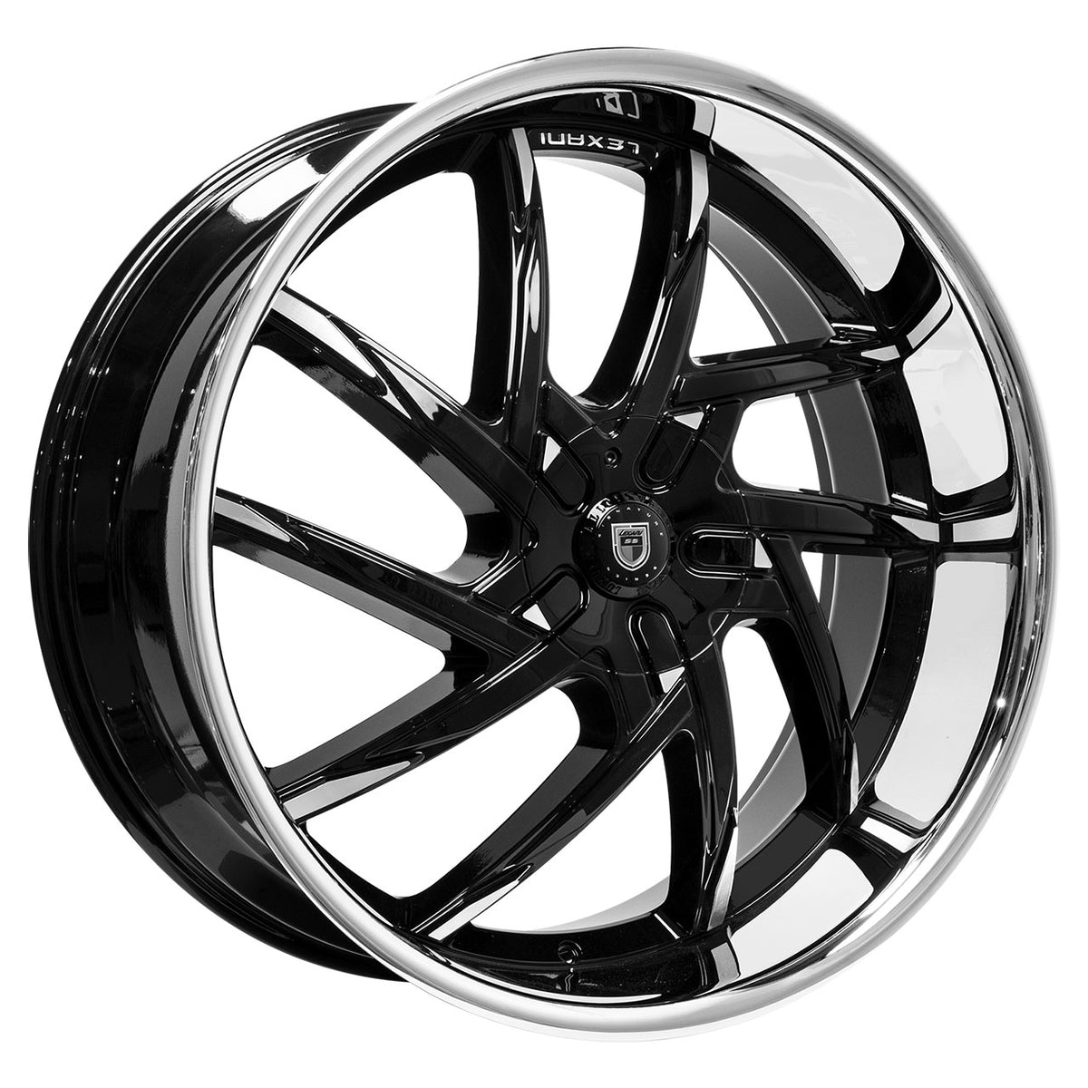 Lexani SENNA Black/Machined/Chrome wheel