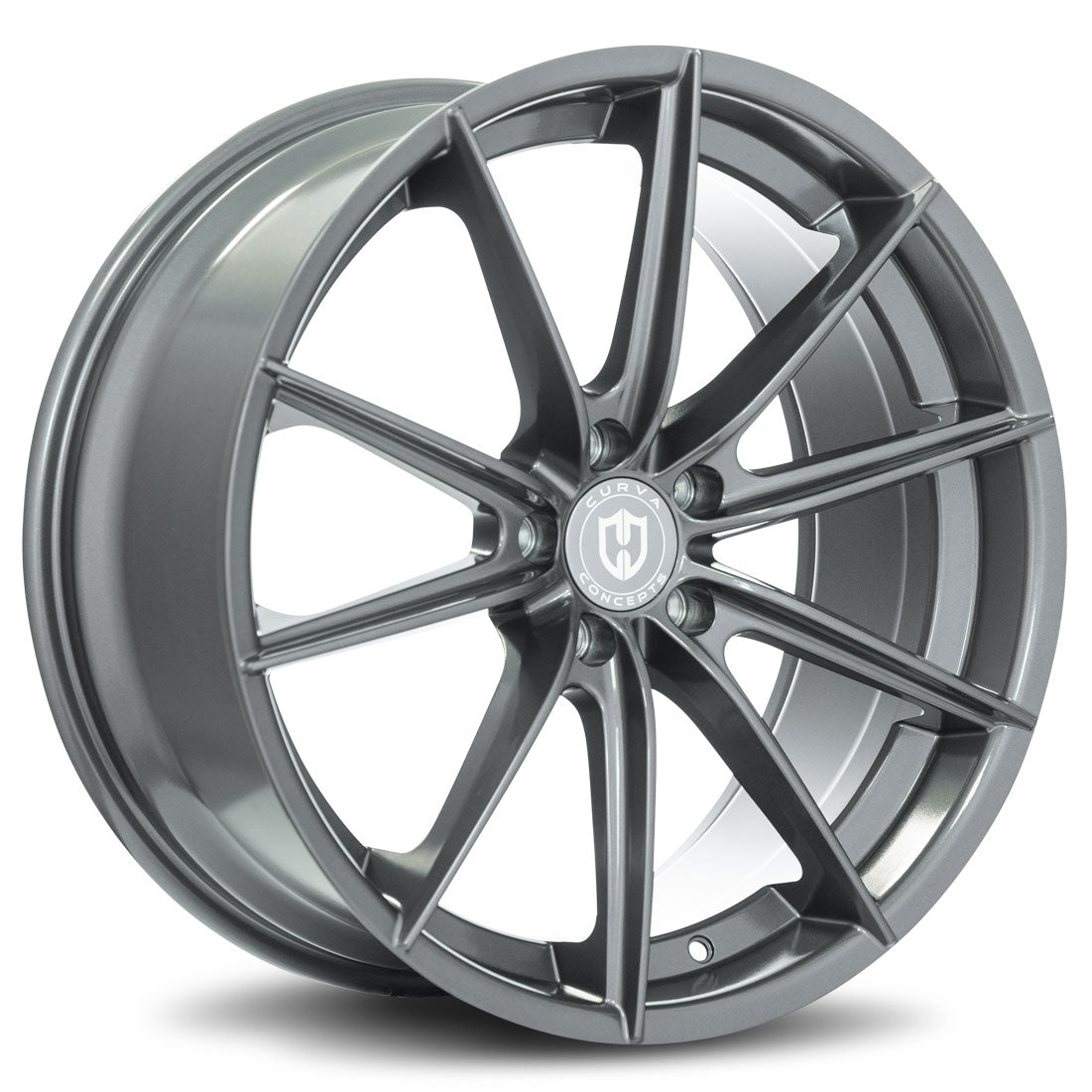 Curva Concepts CFF46 Gunmetal wheel
