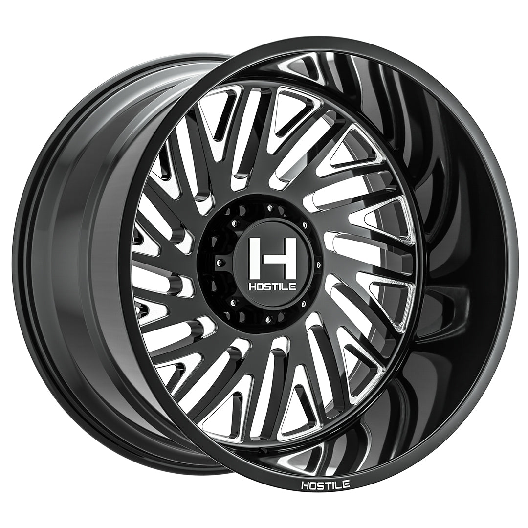 Hostile H131 SYCLONE Gloss Black with Mill Cut Details