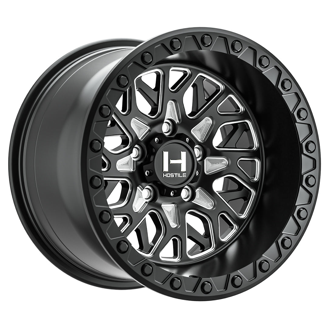 Hostile H133 GLAMIS UTV Black/Machined wheel