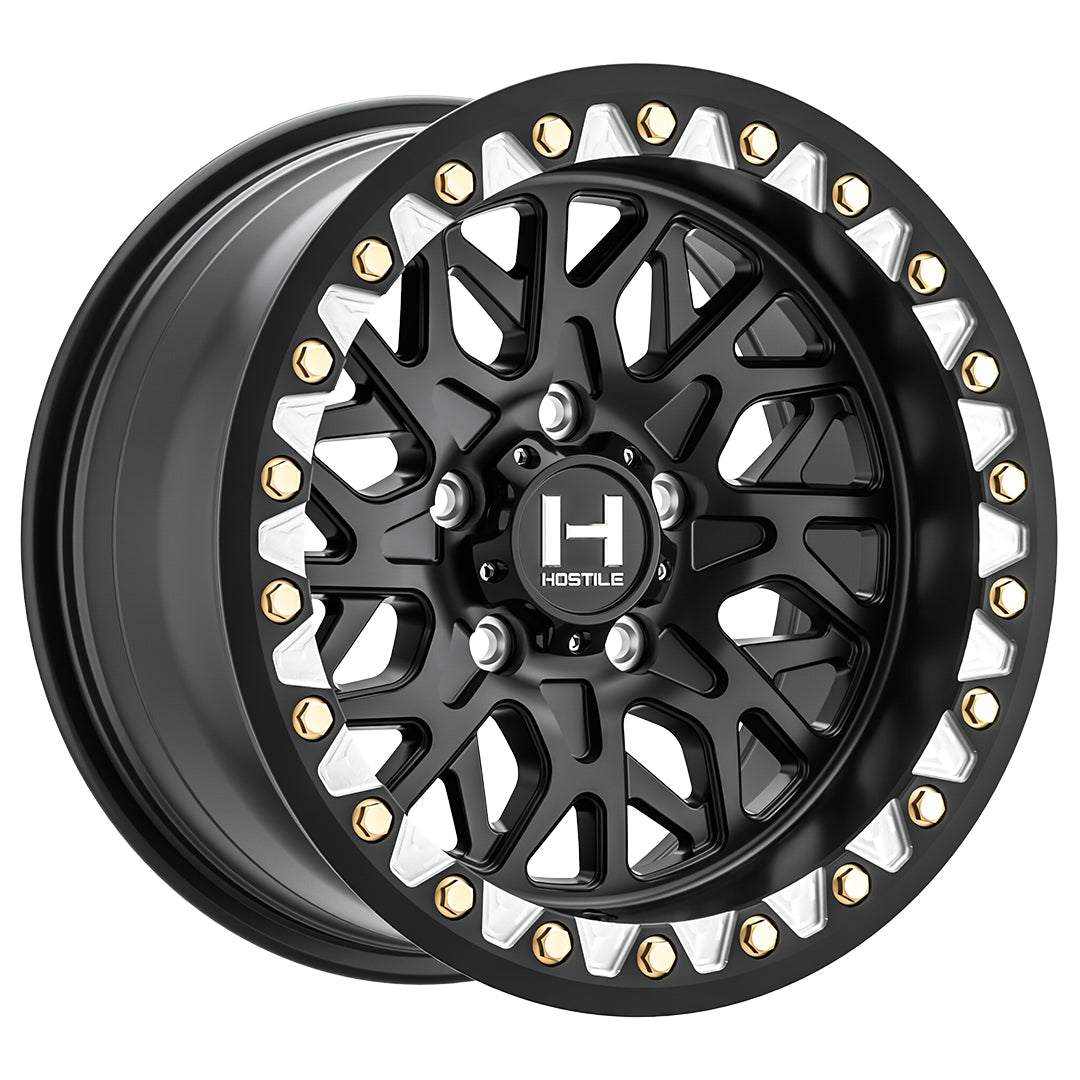 Hostile H333 RIDGECREST UTV Black wheel