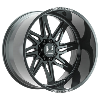 Hostile Forged HF07 TOMAHAWK Black wheel