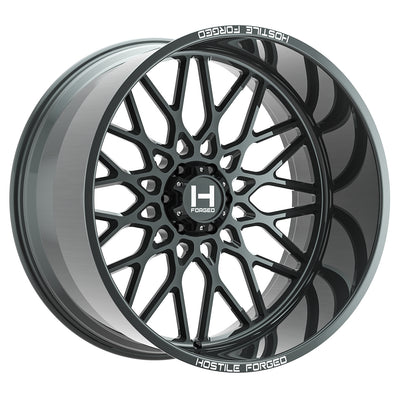 Hostile Forged HF08 SAVAGE Black wheel