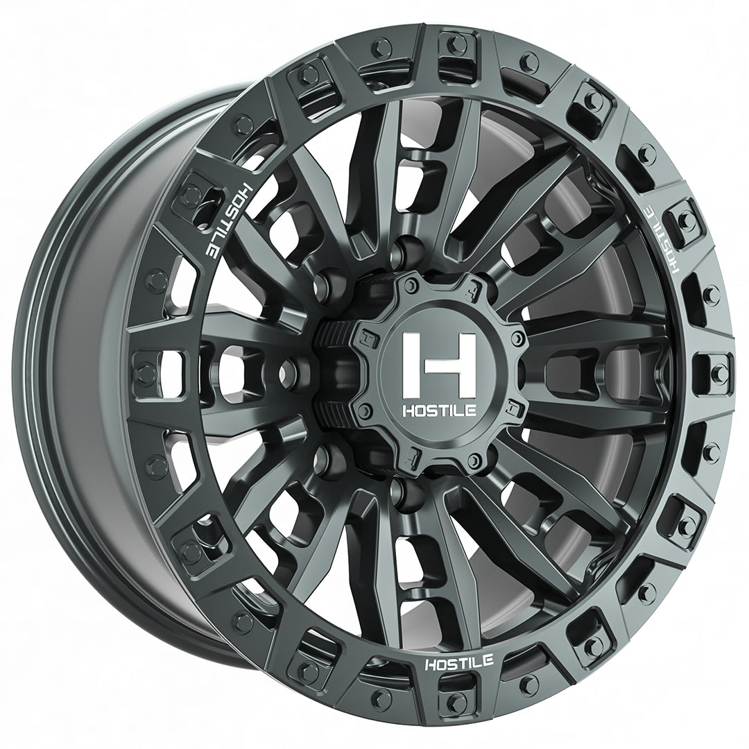 Hostile H130 CRANDON-8 Black wheel