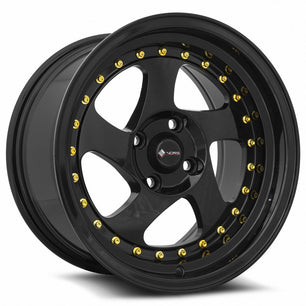 Vors VR2 All Black Gold Rivet
