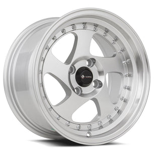 Vors VR2 Silver Machine Face Lip Chrome Rivet