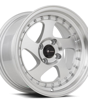 Vors VR2 Silver Machine Face Lip Chrome Rivet