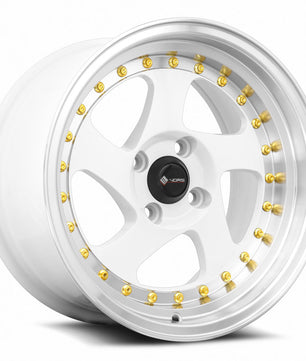 Vors VR2 White Machine Lip Gold Rivet