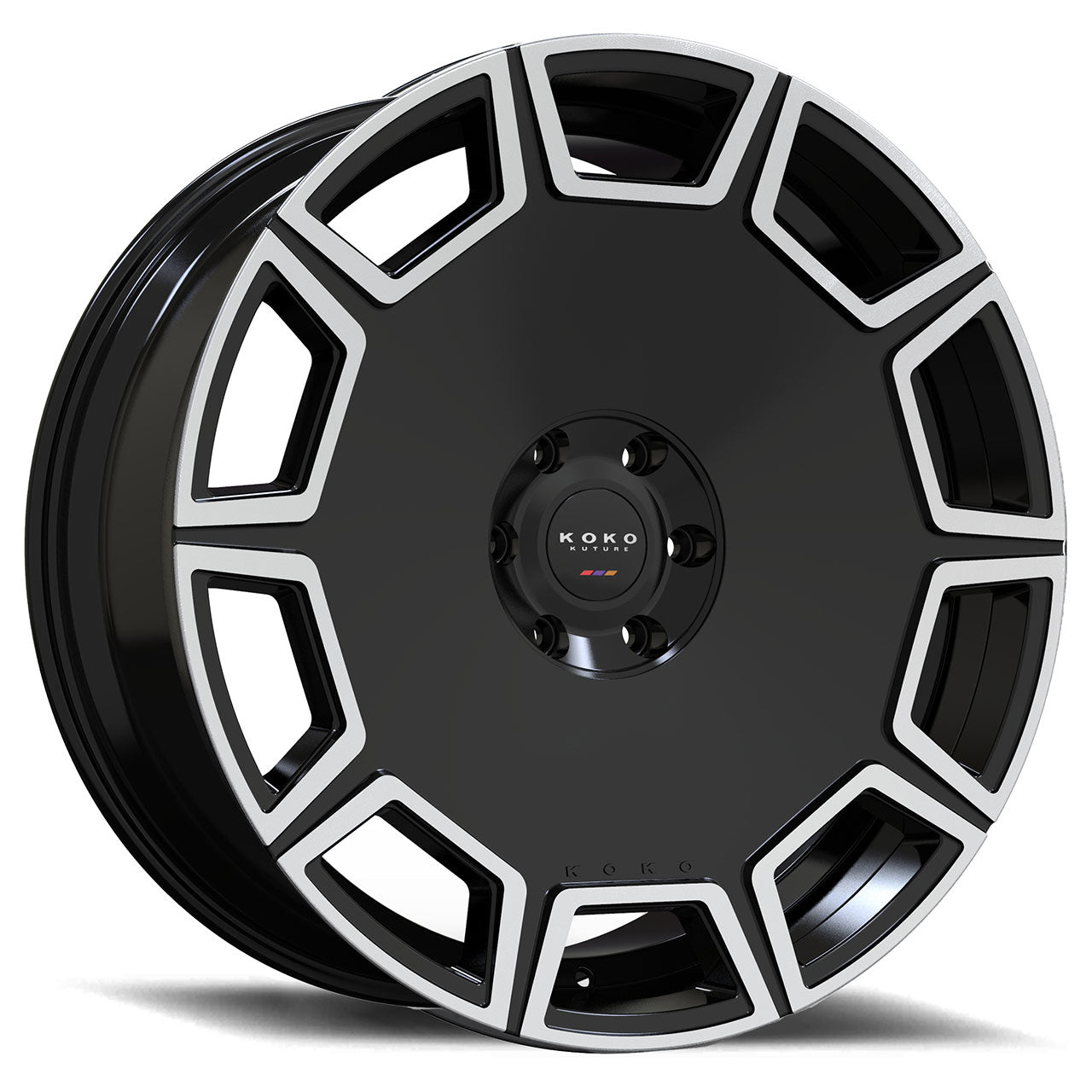 Koko Kuture SICILY Gloss Black Machined Face