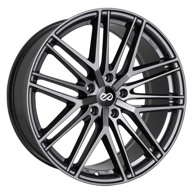 20x8.5 Enkei Phantom 5x114.3 40mm Offset Black Machined Wheel