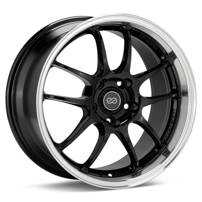 Enkei PF01 Black/Machined wheel