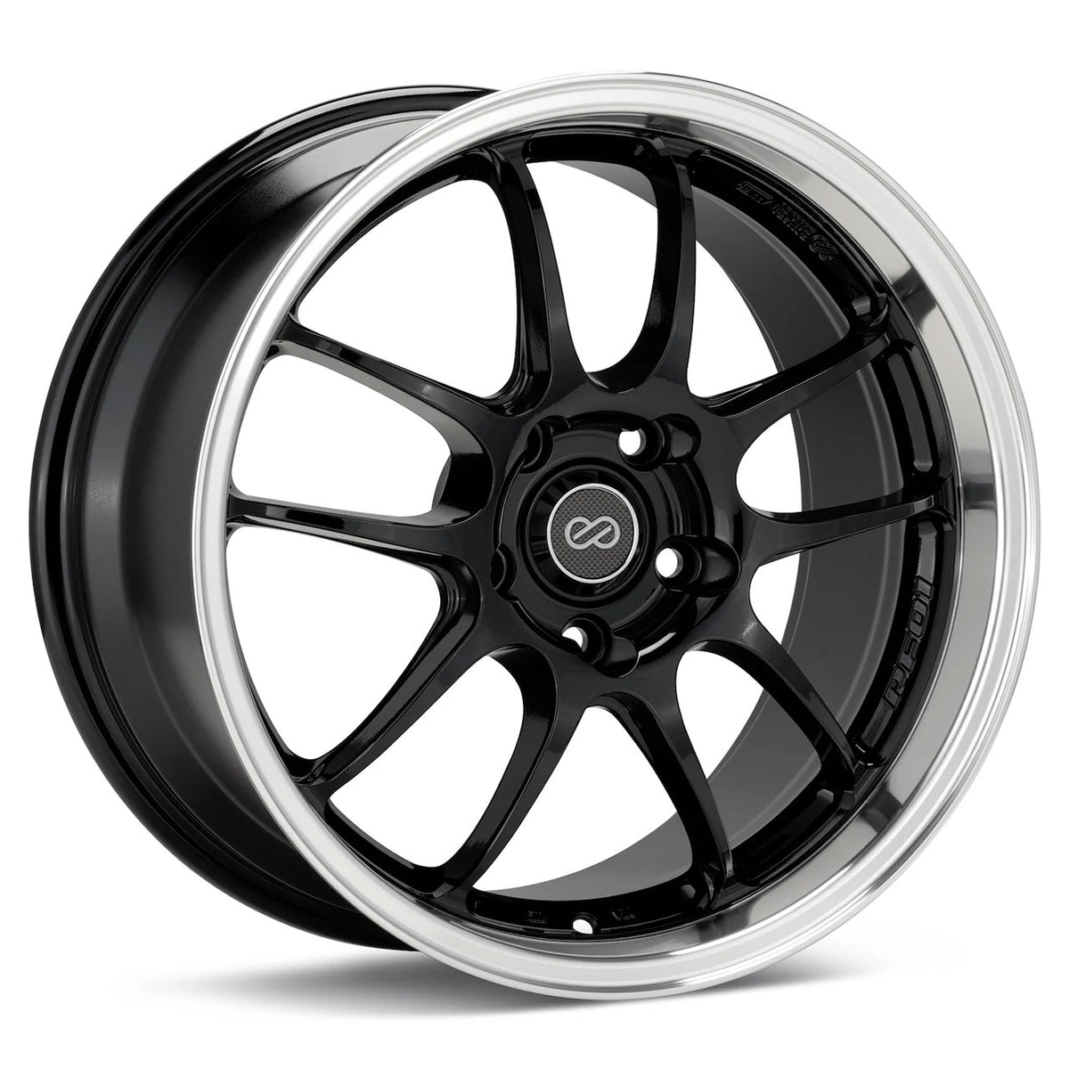 Enkei PF01 Black/Machined wheel