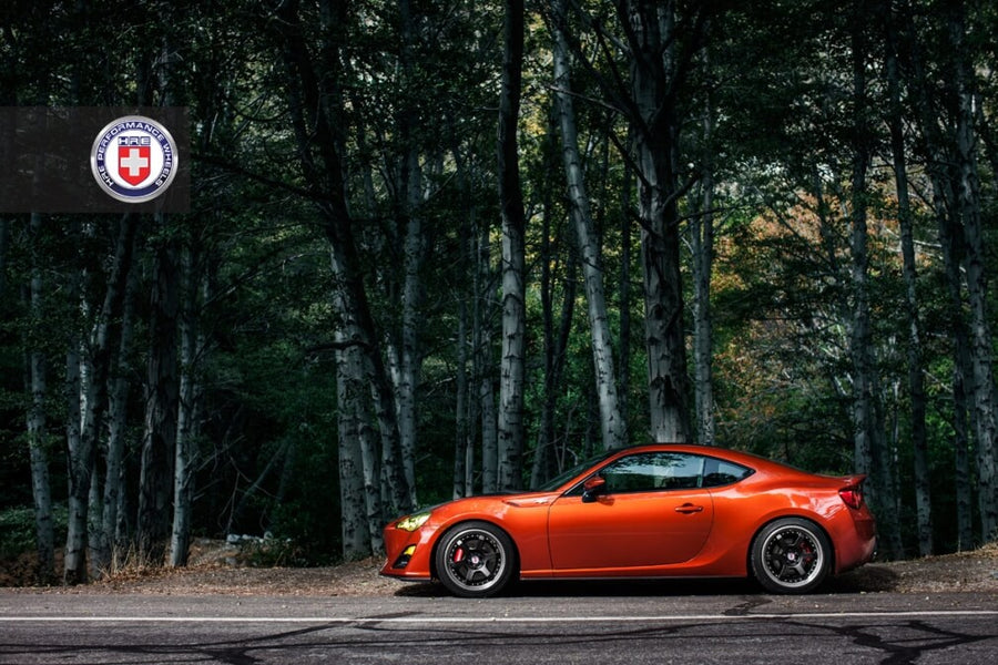 HRE C106 forged wheel on Scion FR S