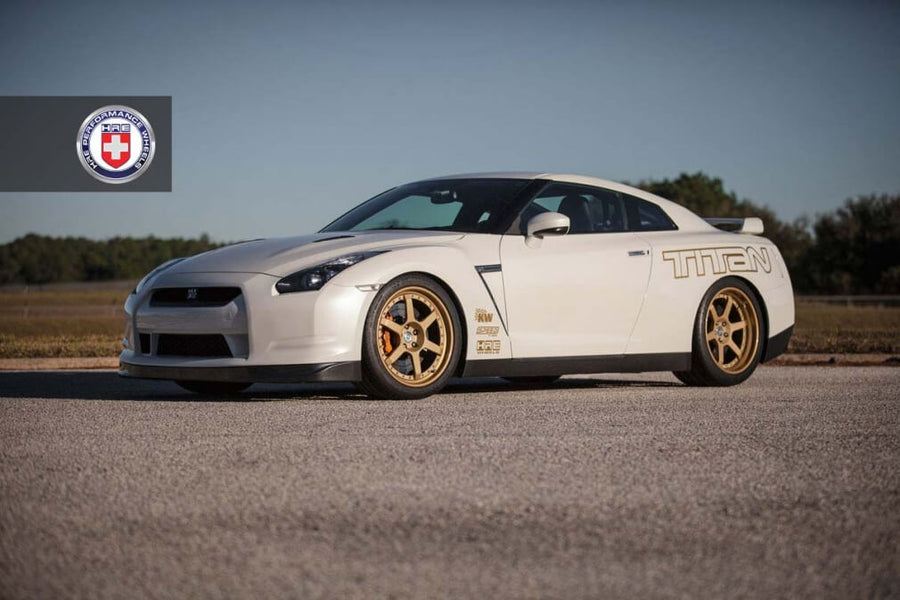HRE C106 forged wheel on Nissan GT R