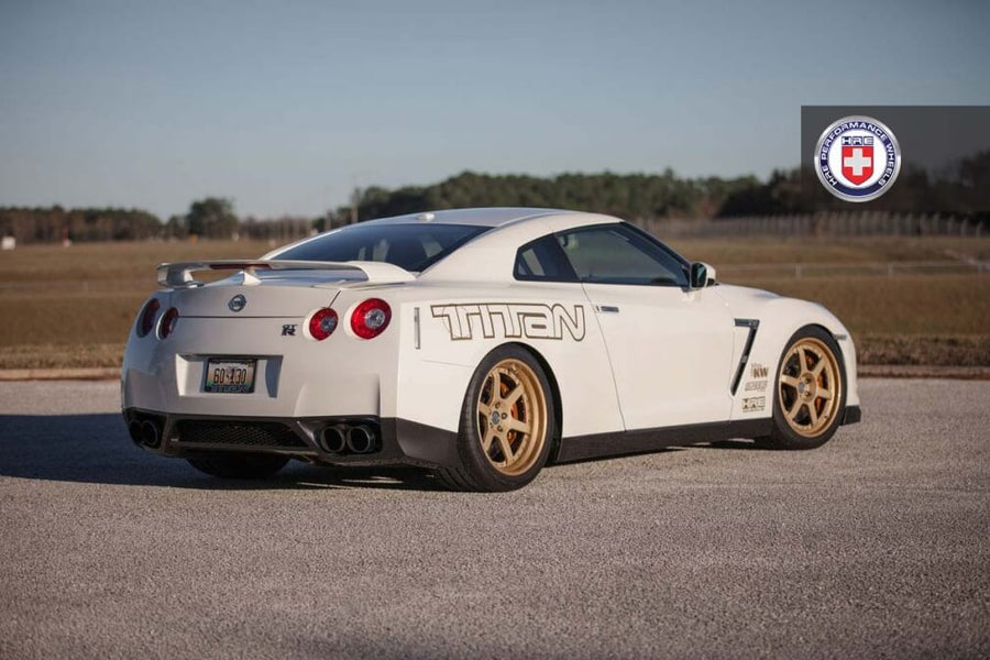 HRE C106 forged wheel on Nissan GT R