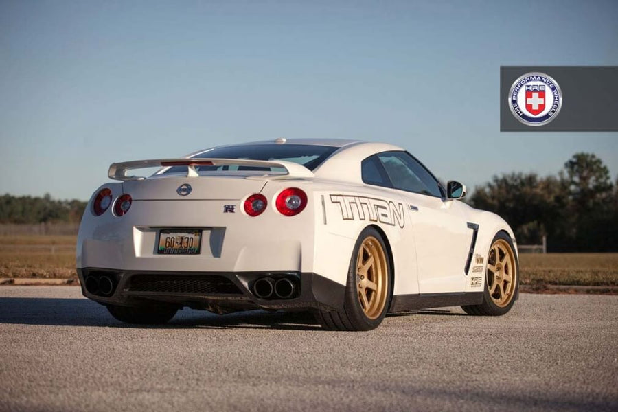HRE C106 forged wheel on Nissan GT R