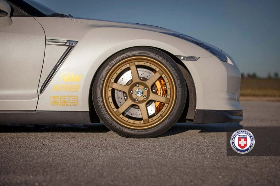 HRE C106 forged wheel on Nissan GT R