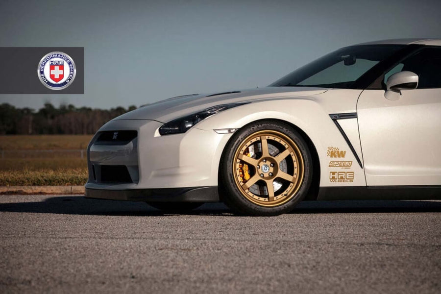 HRE C106 forged wheel on Nissan GT R