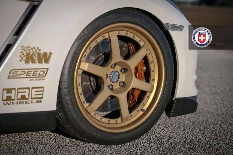 HRE C106 forged wheel on Nissan GT R