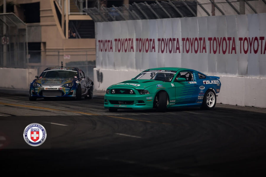 HRE C106 forged wheel on Ford Mustang