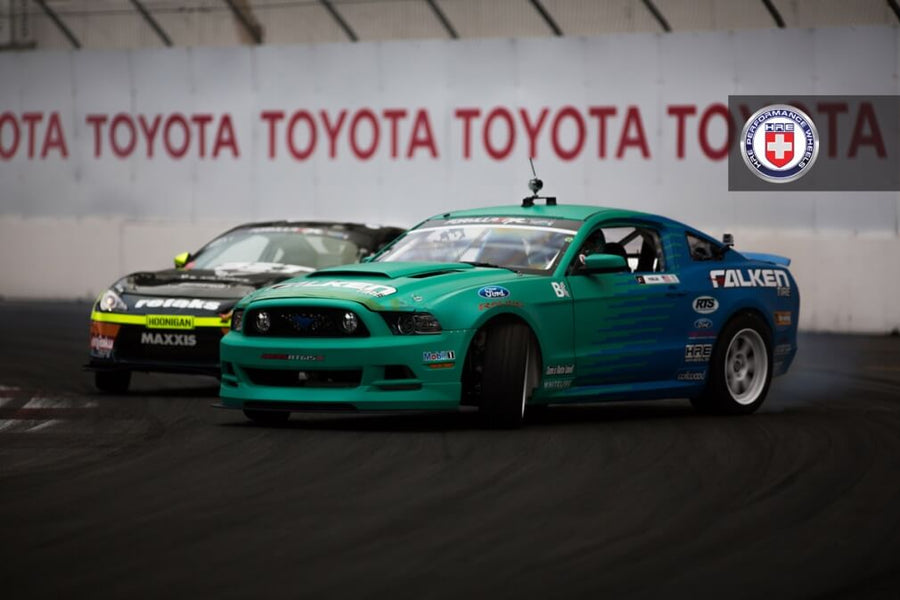 HRE C106 forged wheel on Ford Mustang