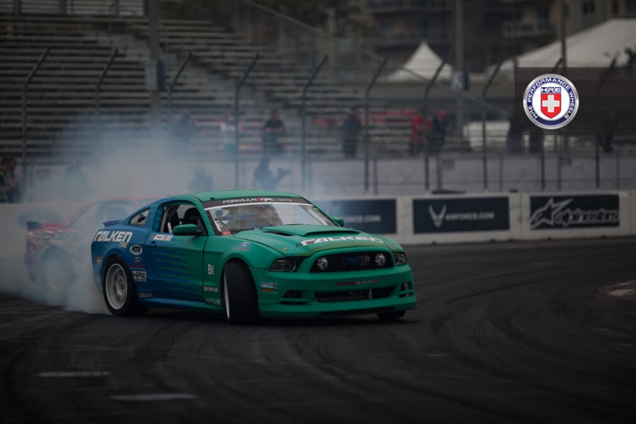 HRE C106 forged wheel on Ford Mustang