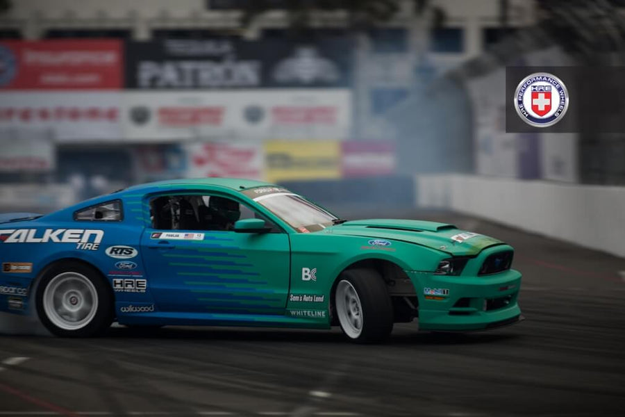 HRE C106 forged wheel on Ford Mustang