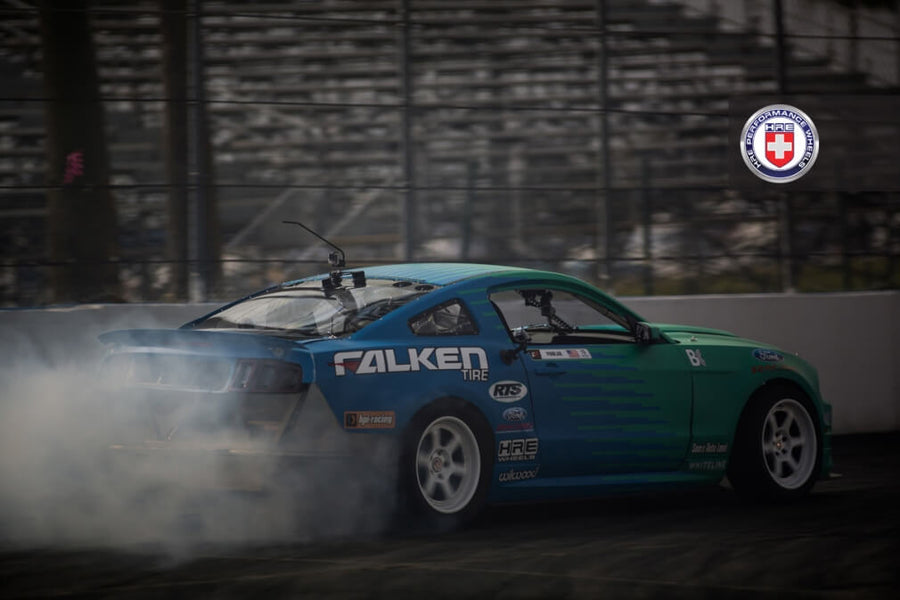 HRE C106 forged wheel on Ford Mustang