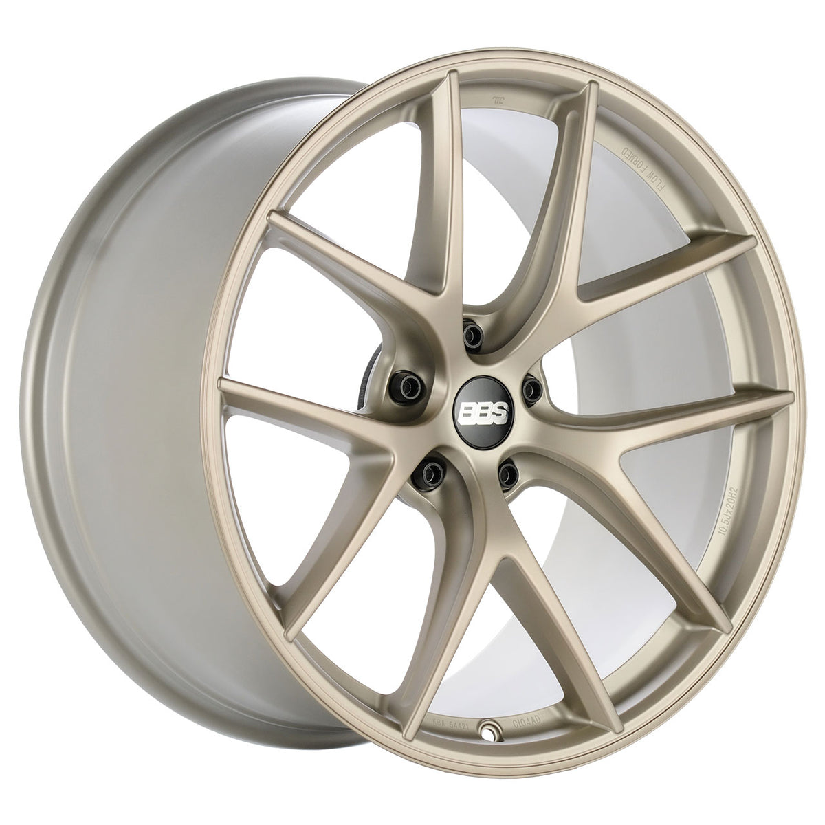BBS CI-R UNLIMITED White-Gold wheel