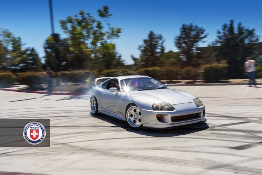 HRE 454 forged wheel on Toyota Supra