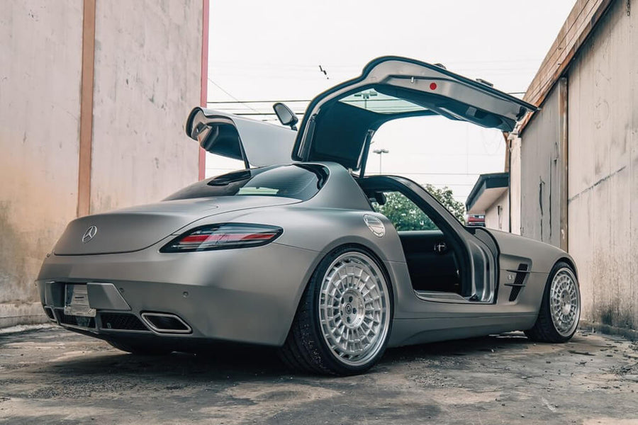 HRE 515 GTM forged wheel on Mercedes Benz SLS AMG