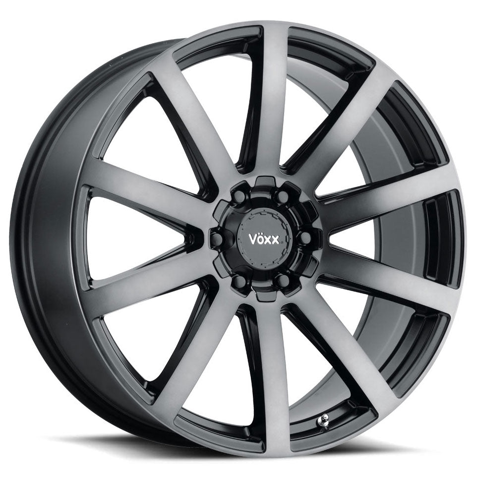 Voxx VENTO Gloss Black Machined Face with Double Dark Tint