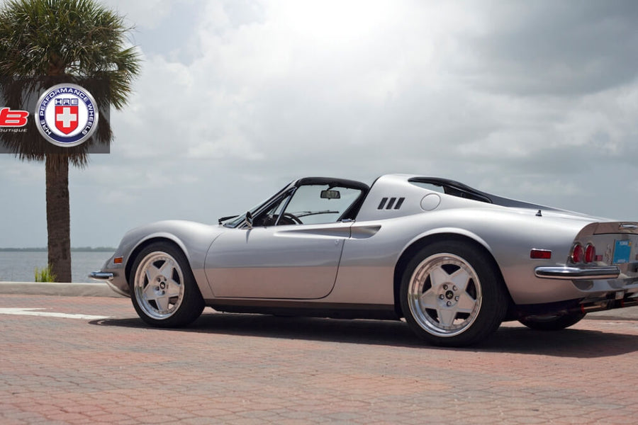 HRE 505 forged wheel on Ferrari Dino