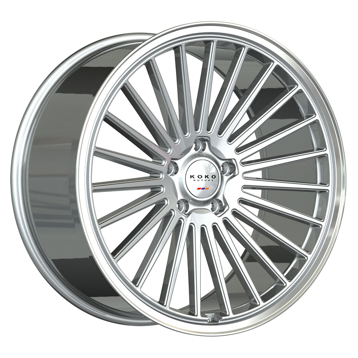 Koko Kuture PARLATO Silver/Machined/Polished wheel