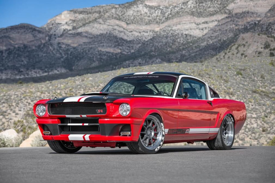 HRE C103 forged wheel on Ford Mustang