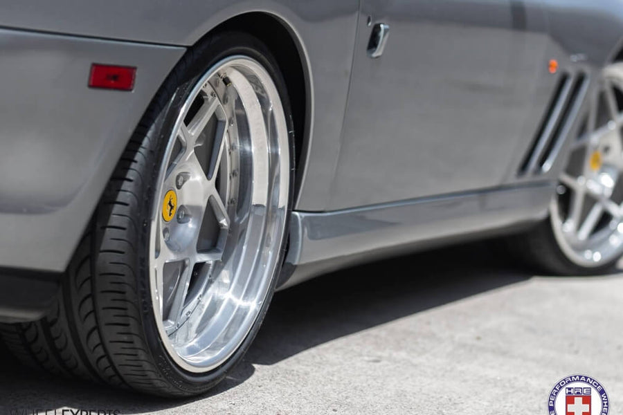 HRE 505 forged wheel on Ferrari 550 Maranello