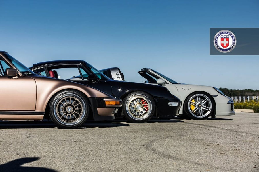HRE P106 forged wheel on Porsche 991 Targa