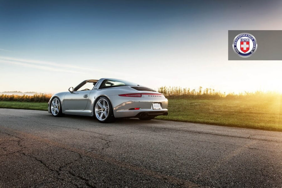 HRE P106 forged wheel on Porsche 991 Targa