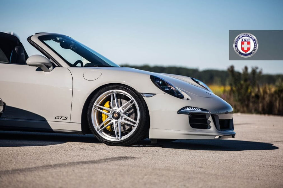 HRE P106 forged wheel on Porsche 991 Targa