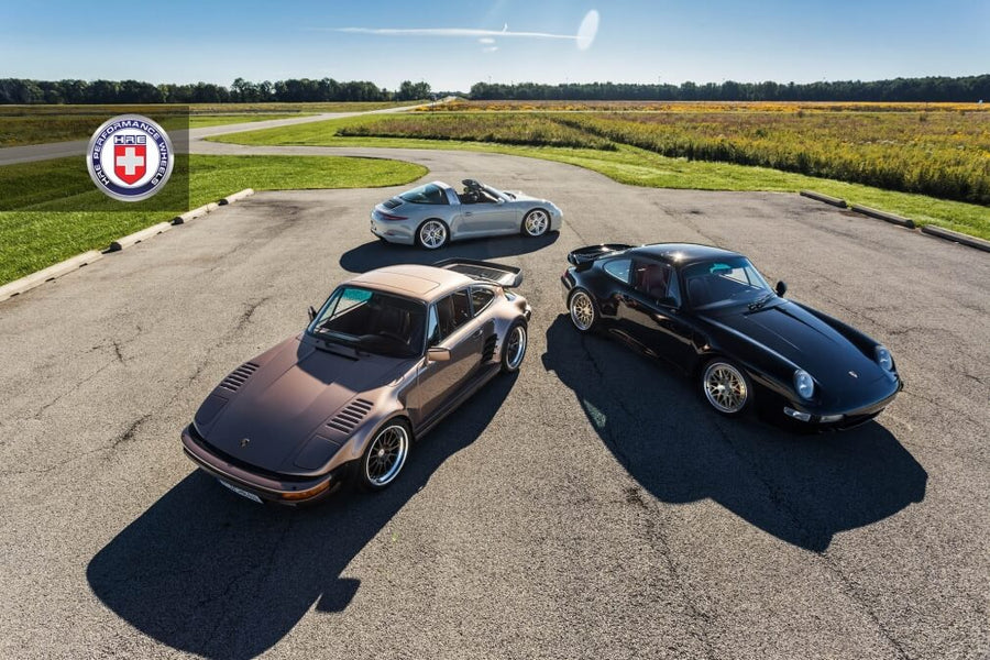 HRE P106 forged wheel on Porsche 991 Targa