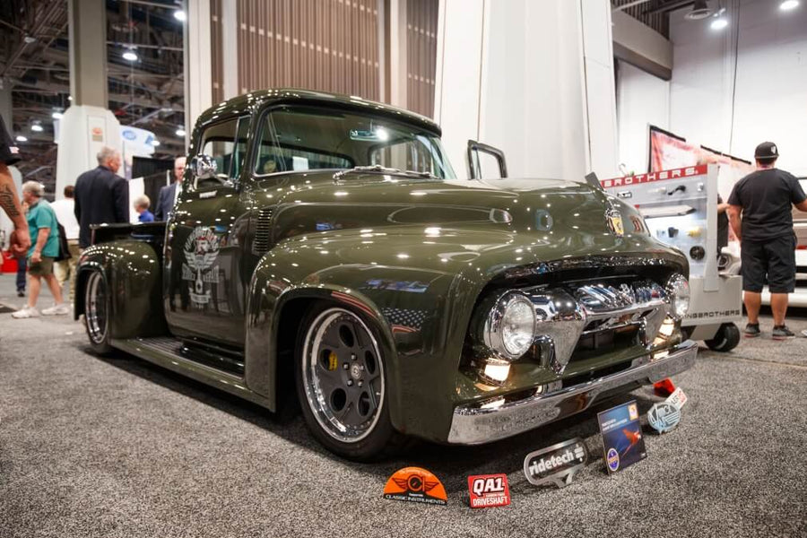 HRE 454 forged wheel on Ford F 100