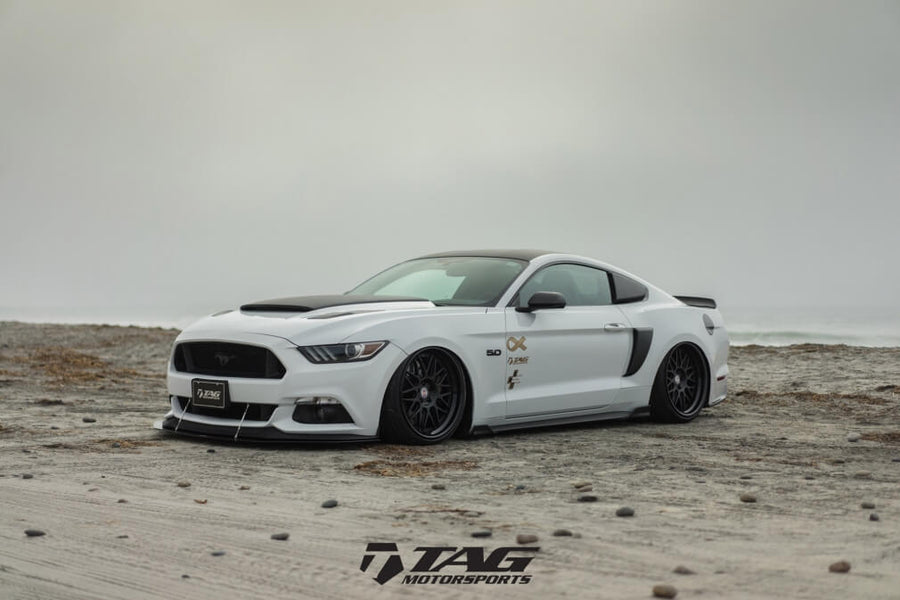 HRE C100 forged wheel on Ford Mustang