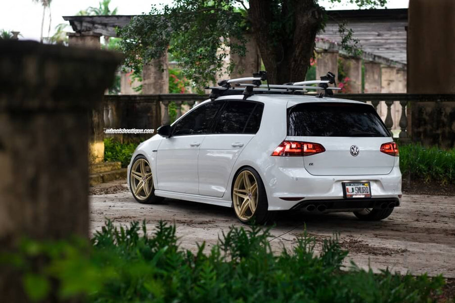 HRE P107 forged wheel on Volkswagen Golf R