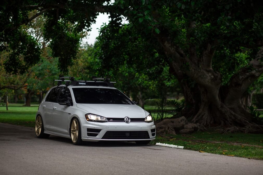 HRE P107 forged wheel on Volkswagen Golf R