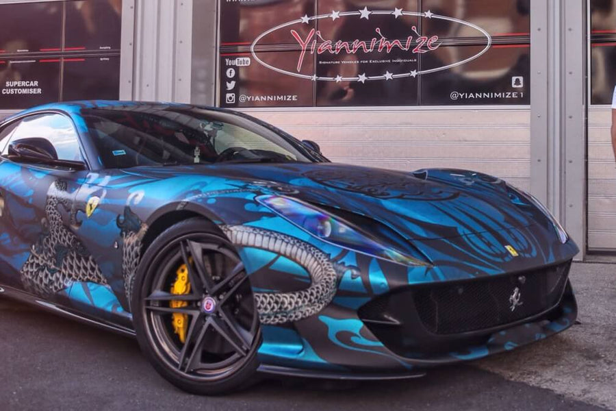 HRE S207H forged wheel on Ferrari 812 Superfast