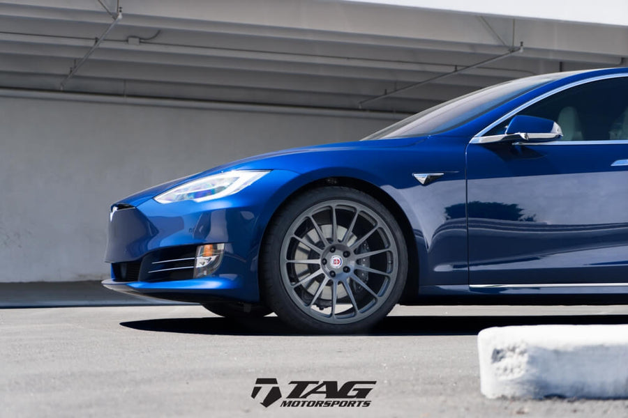 HRE 303M forged wheel on Tesla Model S