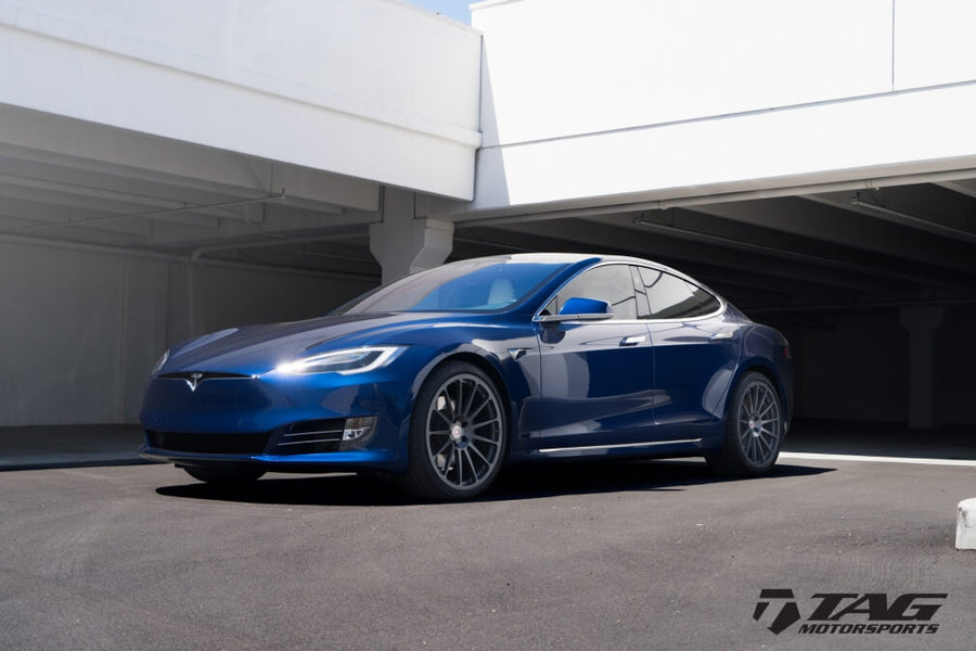 HRE 303M forged wheel on Tesla Model S