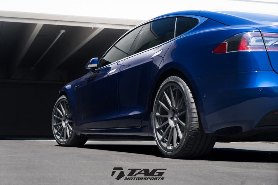 HRE 303M forged wheel on Tesla Model S