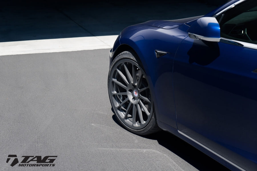 HRE 303M forged wheel on Tesla Model S